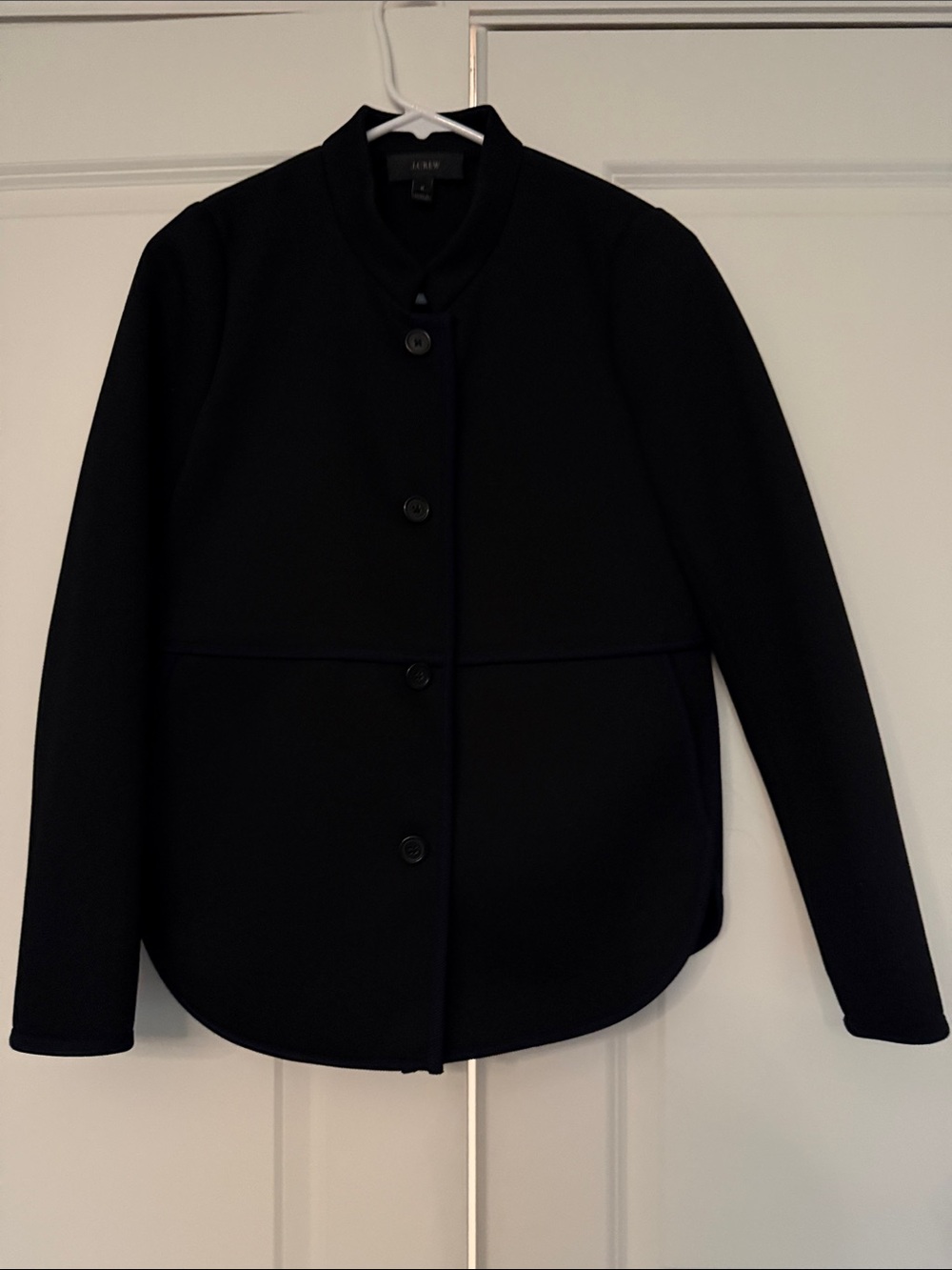 JCrew Women's Black Button-Up Jacket